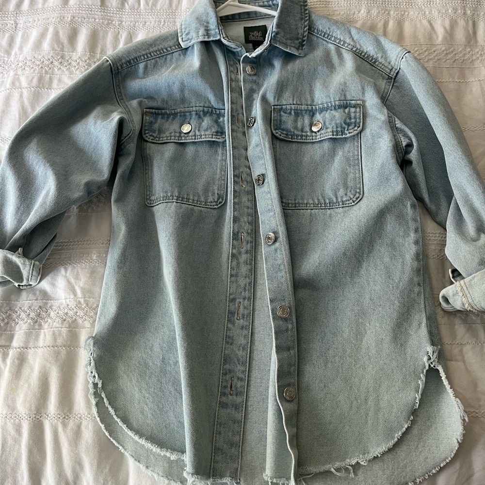 Light Denim Shacket